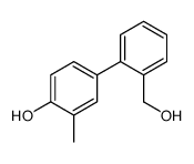 4-[2-(hydroxymethyl)phenyl]-2-methylphenol结构式
