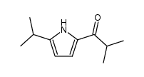 2-Isobutyryl-5-(1-methylethyl)pyrrol结构式