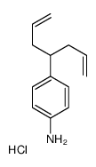 (4-hepta-1,6-dien-4-ylphenyl)azanium,chloride结构式