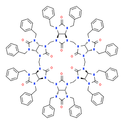 Dodecabenzylbambus[6]uril, Bn-BU[6] structure