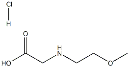 2-((2-methoxyethyl)amino)acetic acid hydrochloride Structure