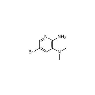 5-Bromo-N3,N3-dimethylpyridine-2,3-diamine Structure