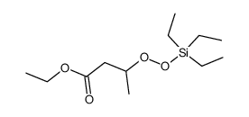 ethyl 3-((triethylsilyl)peroxy)butanoate Structure