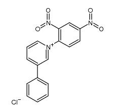 N-(2',4'-dinitrophenyl)-3-phenylpyridinium chloride Structure