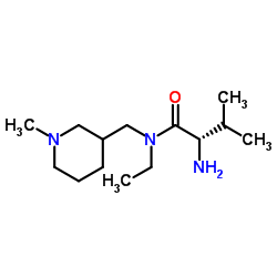 N-Ethyl-N-[(1-methyl-3-piperidinyl)methyl]-L-valinamide Structure