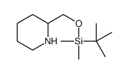 tert-butyl-dimethyl-(piperidin-2-ylmethoxy)silane structure