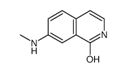 7-(Methylamino)-1-isoquinolinol结构式