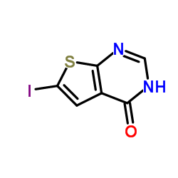6-Iodo-3H-thieno[2, 3-d]pyrimidin-4-one structure