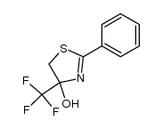 4-Hydroxy-2-phenyl-4-trifluoromethyl-2-thiazoline Structure