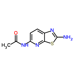 N-(2-Amino[1,3]thiazolo[5,4-b]pyridin-5-yl)acetamide structure
