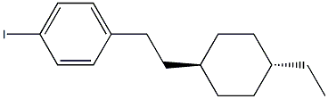 1-[2-(反式-4-乙基环己基)乙基]-4-碘苯结构式