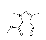 methyl 3-formyl-1,4,5-trimethylpyrrole-2-carboxylate结构式