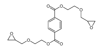 bis[2-(oxiran-2-ylmethoxy)ethyl] benzene-1,4-dicarboxylate Structure