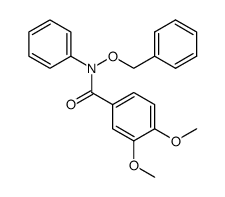 O-benzyl-N-(3,4-dimethoxybenzoyl)-N-phenylhydroxylamine Structure