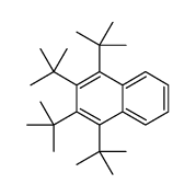 1,2,3,4-tetratert-butylnaphthalene结构式