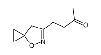 6-(3-Oxobutyl)-4-oxa-5-azaspiro<2.4>hept-5-ene结构式