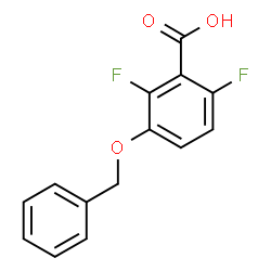 3-(Benzyloxy)-2,6-difluorobenzoic acid structure