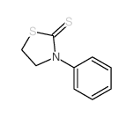 2-Thiazolidinethione,3-phenyl-结构式