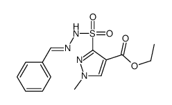 ethyl 3-[[(E)-benzylideneamino]sulfamoyl]-1-methylpyrazole-4-carboxylate Structure
