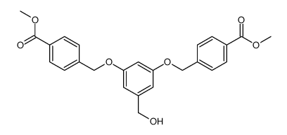 3,5-bis[4-(methoxycarbonyl)phenylmethyl]benzyl alcohol Structure