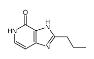 4,5-dihydro-4-oxo-2-propyl-3H-imidazo<4,5-c>pyridine结构式