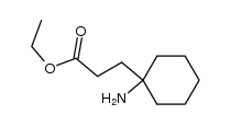 ethyl 3-(1-aminocyclohexyl)propanoate结构式