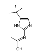 N-(4-TERT-BUTYL-1H-IMIDAZOL-2-YL)ACETAMIDE结构式