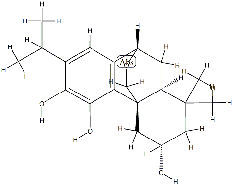 2,11,12-Trihydroxy-7,20-epoxy-8,11,13-abietatriene Structure