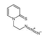 2(1H)-Pyridinethione,1-(2-azidoethyl)-结构式