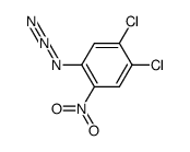 4,5-dichloro-2-nitrophenylazide结构式