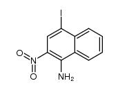 4-iodo-2-nitro-[1]naphthylamine结构式