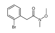 2-(2-bromophenyl)-N-methoxy-N-methylacetamide picture