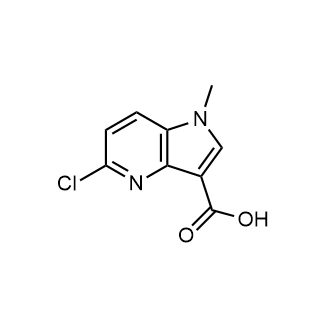 5-Chloro-1-methyl-1H-pyrrolo[3,2-b]pyridine-3-carboxylic acid Structure