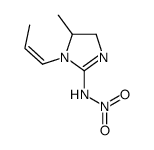 N-(5-methyl-1-prop-1-enyl-4,5-dihydroimidazol-2-yl)nitramide Structure