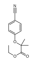 Ethyl 2-(4-cyanophenoxy)-2-methylpropanoate结构式