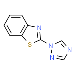 Benzothiazole, 2-(1H-1,2,4-triazol-1-yl)- (9CI) Structure