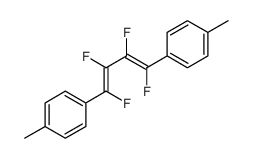 1-methyl-4-[1,2,3,4-tetrafluoro-4-(4-methylphenyl)buta-1,3-dienyl]benzene结构式