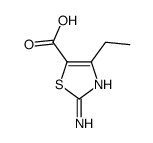 2-amino-4-ethyl-1,3-thiazole-5-carboxylic acid(SALTDATA: FREE)结构式