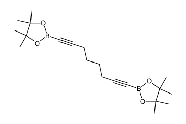 1,8-bis(4,4,5,5-tetramethyl-1,3,2-dioxaborolan-2-yl)octa-1,7-diyne Structure