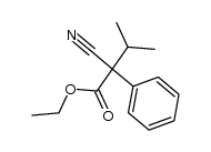 2-cyano-3-methyl-2-phenyl-butyric acid ethyl ester结构式