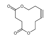 1,6-dioxacyclododec-9-yne-2,5-dione结构式