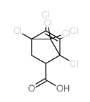 Bicyclo[2.2.1]hept-5-ene-2-carboxylicacid, 1,4,5,6,7,7-hexachloro- structure