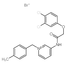 2-(3,4-dichlorophenoxy)-N-[1-[(4-methylphenyl)methyl]pyridin-5-yl]acetamide结构式