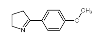 5-(4-甲氧基苯基)-3,4-二氢-2H-吡咯结构式
