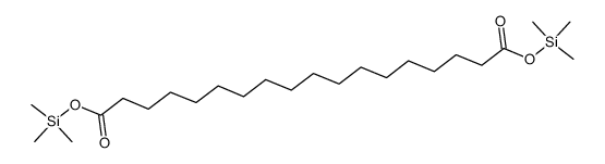 Octadecanedioic acid di(trimethylsilyl) ester结构式