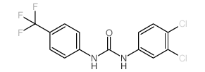 1-(3,4-Dichlorophenyl)-3-[4-(trifluoromethyl)phenyl]urea结构式