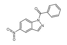 1-benzoyl-5-nitroindazole Structure