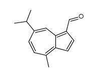 4-methyl-7-(1-methylethyl)azulene-1-carbaldehyde Structure