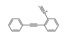 2-(2-phenylethynyl)phenyl isocyanide Structure