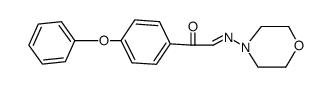 α-(Morpholinoimino)-4'-phenoxyacetophenone结构式